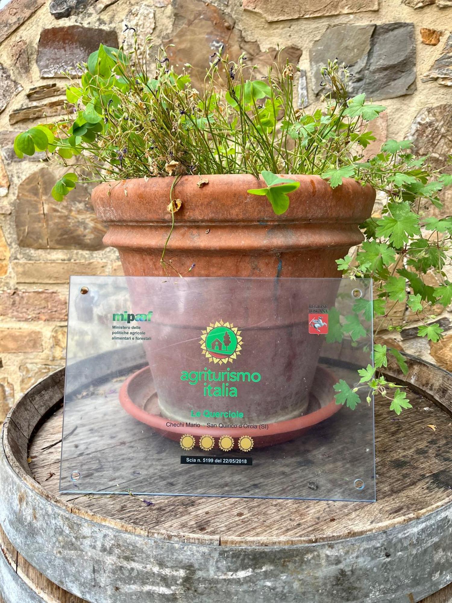 Agriturismo Le Querciole In Val D'Orcia Bagno Vignoni Exterior foto